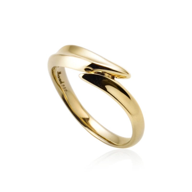 Neofinetia ring (M) 14k gold