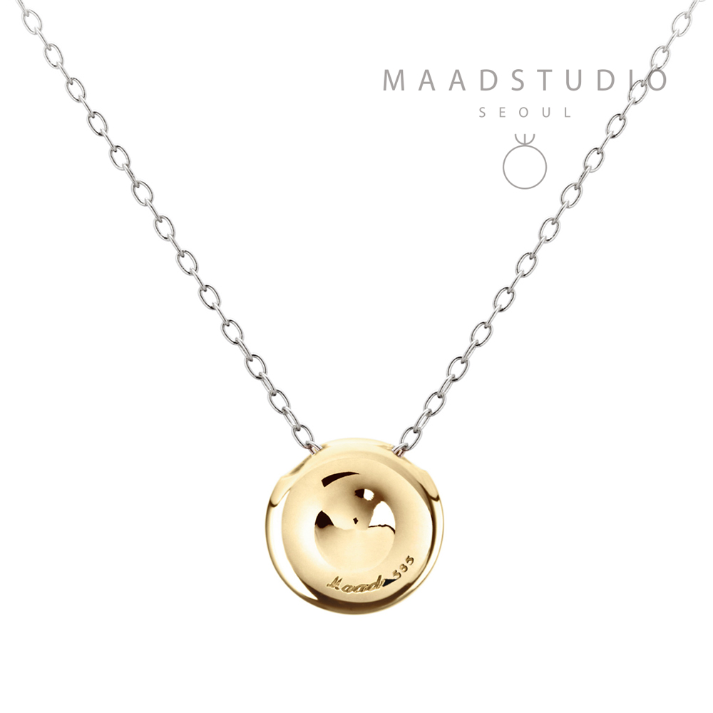 Erythrocyte pendant (M) 14k gold