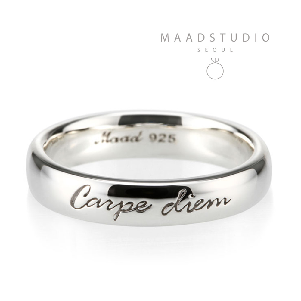 Carpediem ring (S) Sterling silver