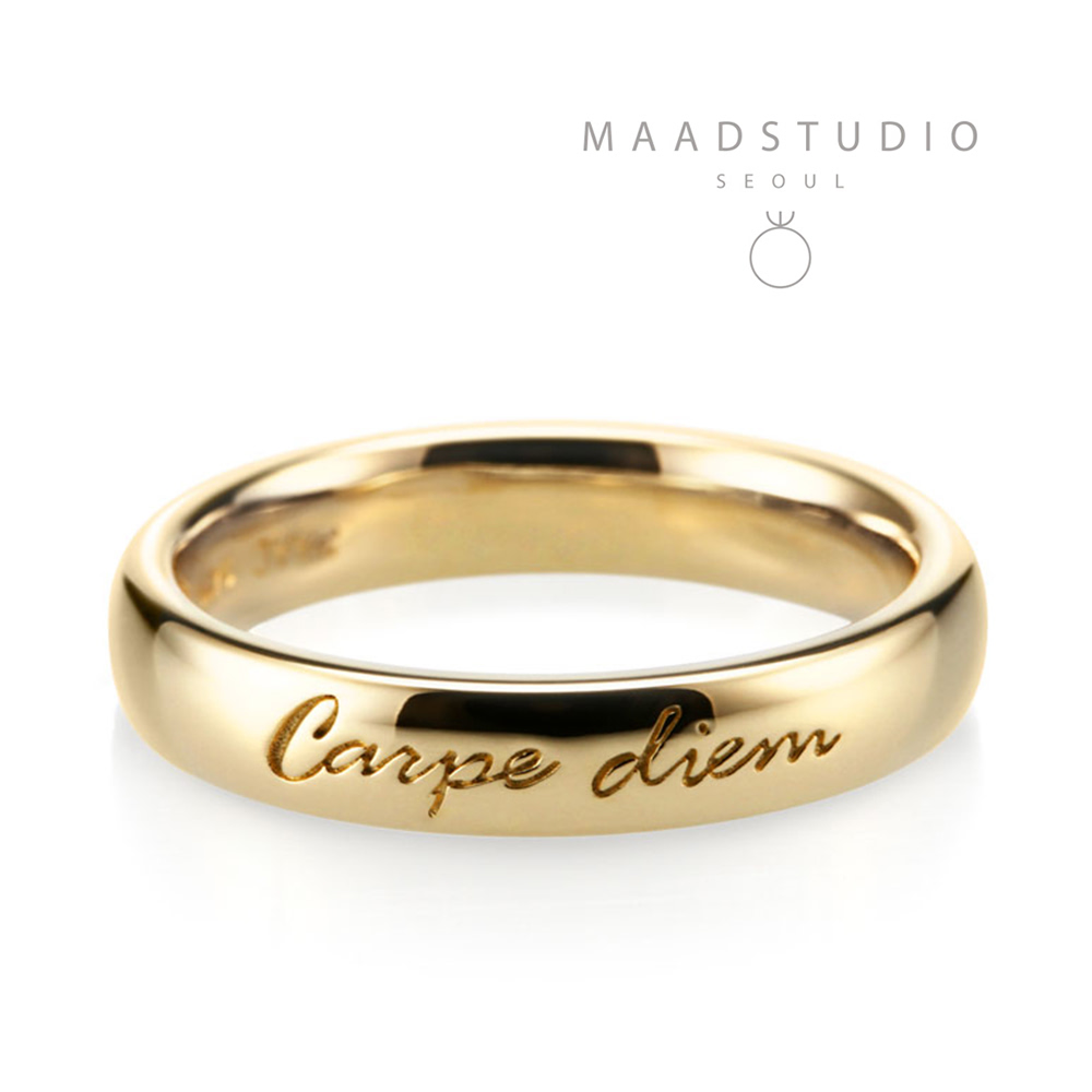 Carpediem ring (S) 14k gold