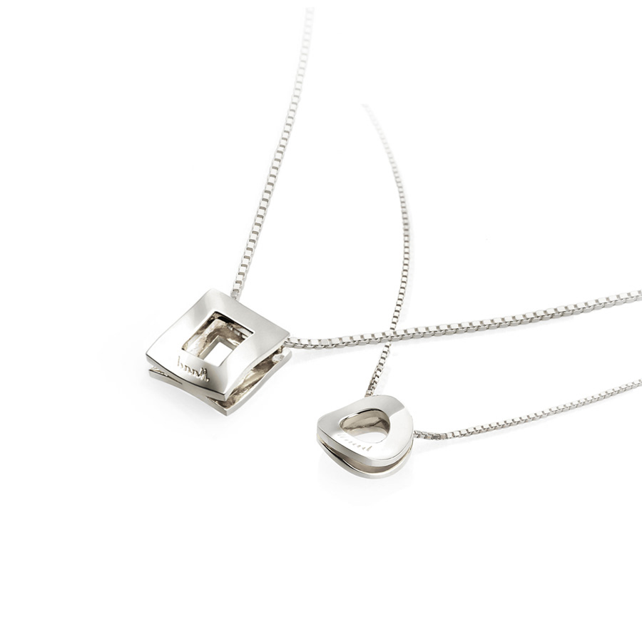 Kyul & Yeon II twin pendant (M&S) Sterling silver