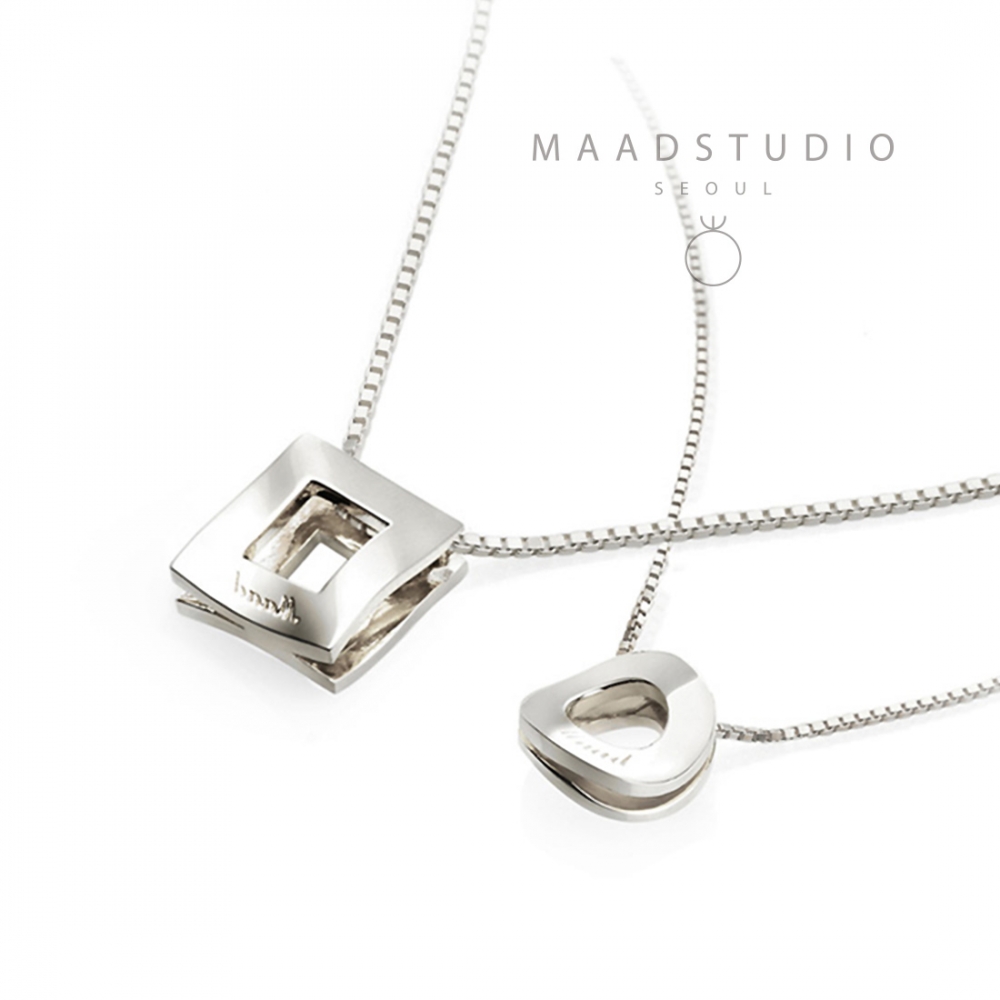 Kyul & Yeon II twin pendant (M&S) Sterling silver