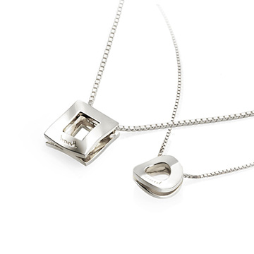 Kyul & Yeon II twin pendant (M&S) Sterling silver