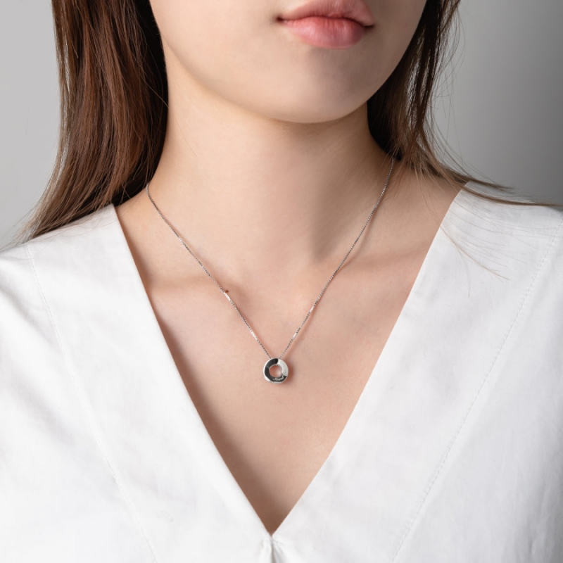 Yeon II twin pendant (S) Sterling silver