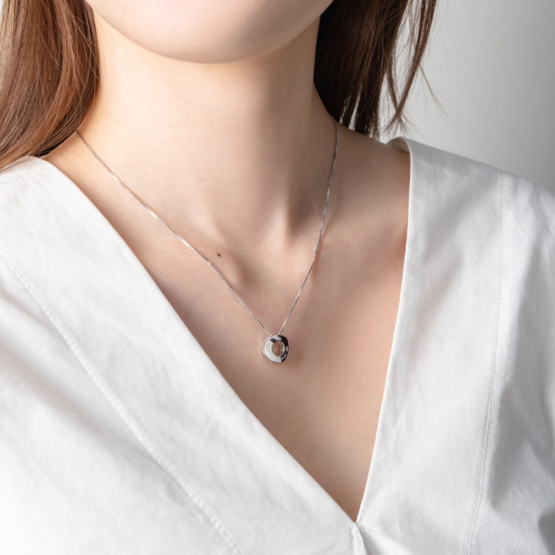 Yeon II twin pendant (S) Sterling silver