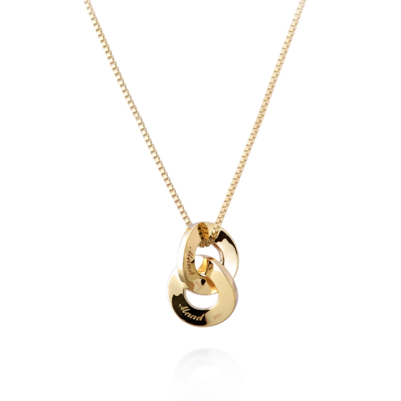 Yeon III double pendant (M) 14k gold
