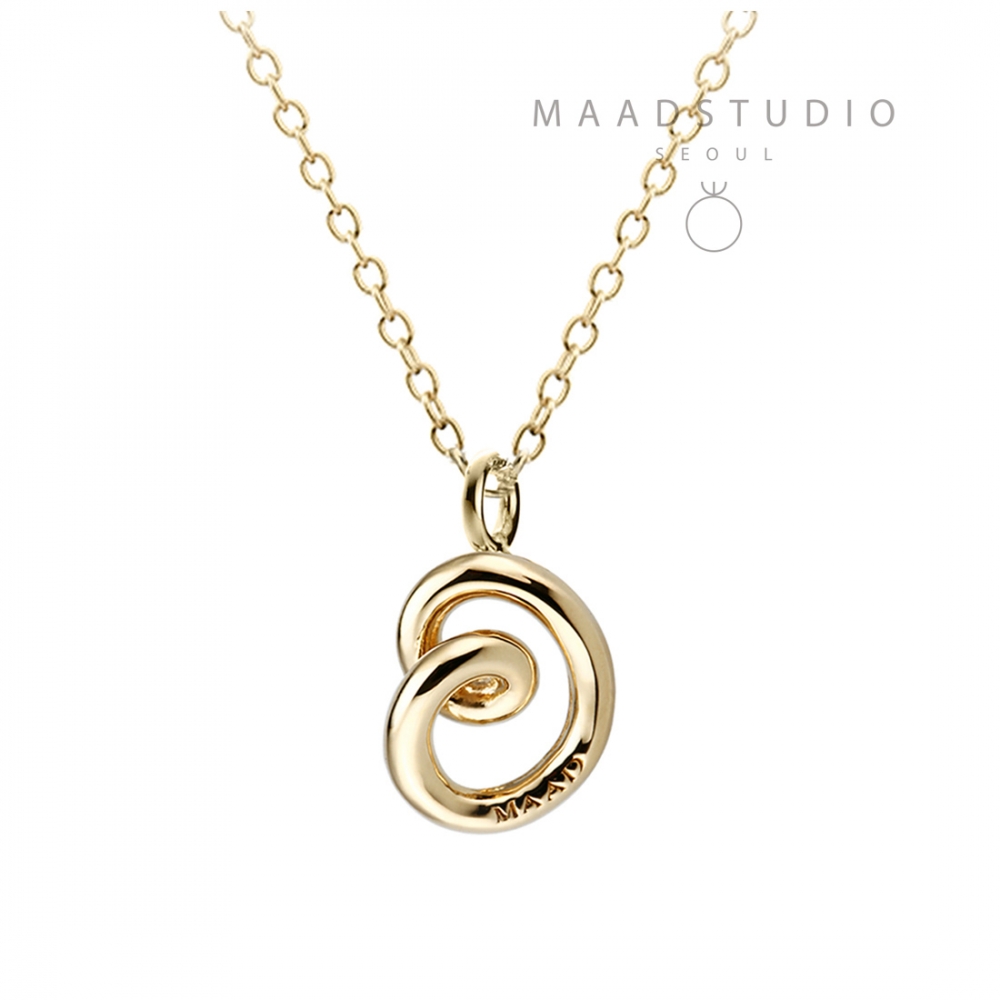 Loveheart pendant (S) 14k gold