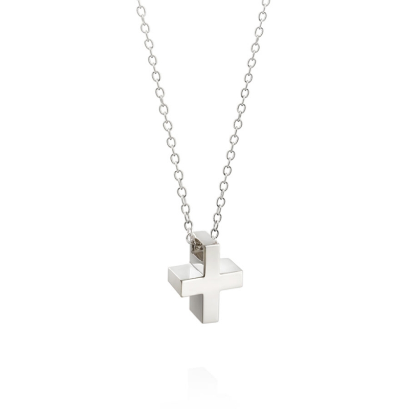 Greek Cross pendant (M) Sterling silver