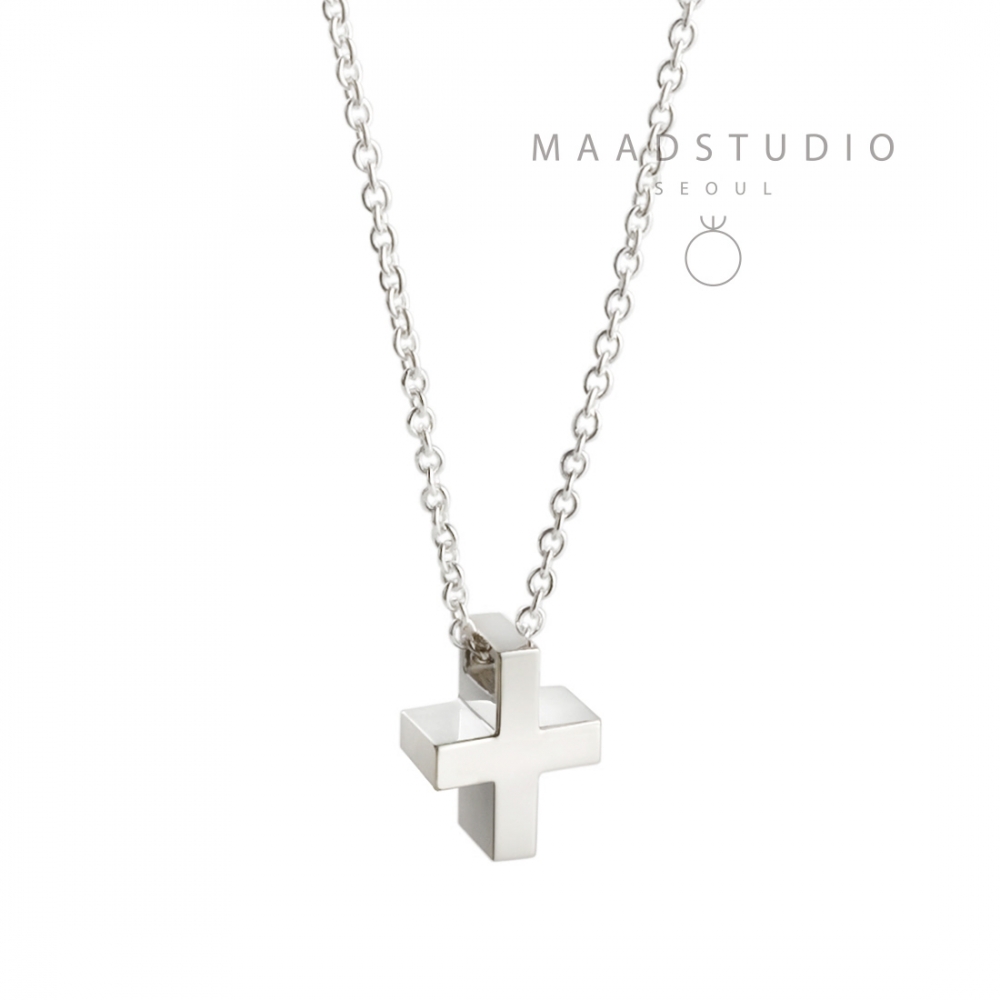 Greek Cross pendant (M) Sterling silver