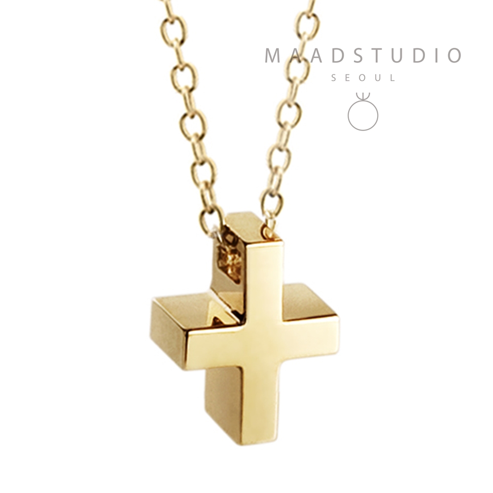 Greek Cross pendant (M) 14k gold