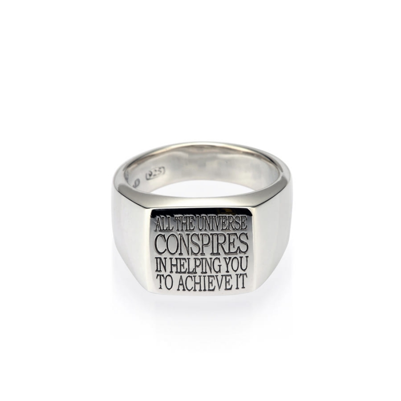 Alchemist ring (L) Sterling silver