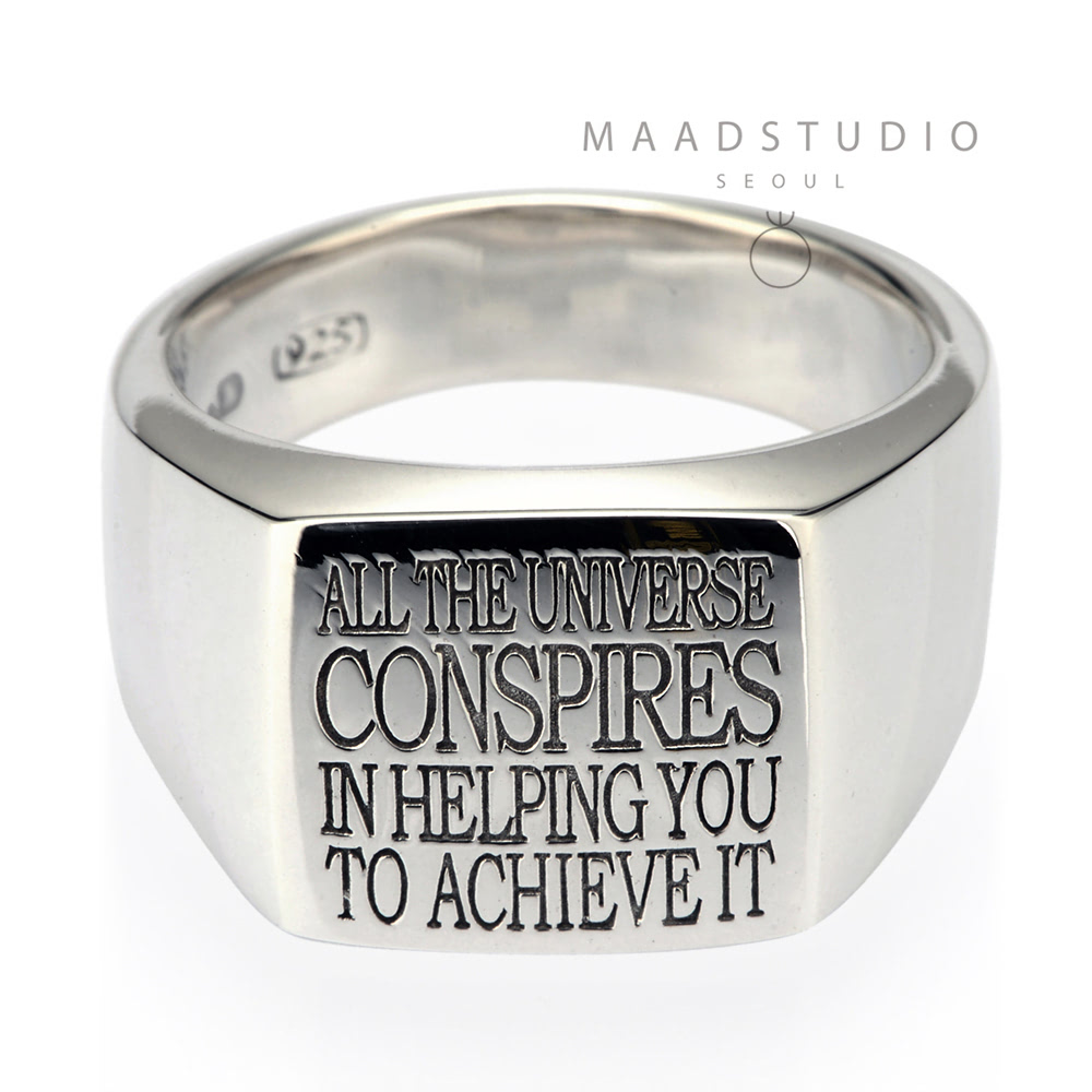 Alchemist ring (L) Sterling silver