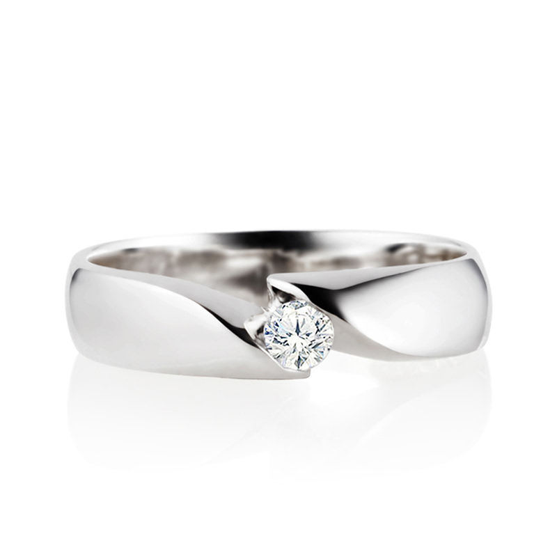 춘란 반지 (소) Silver_925 0.1ct