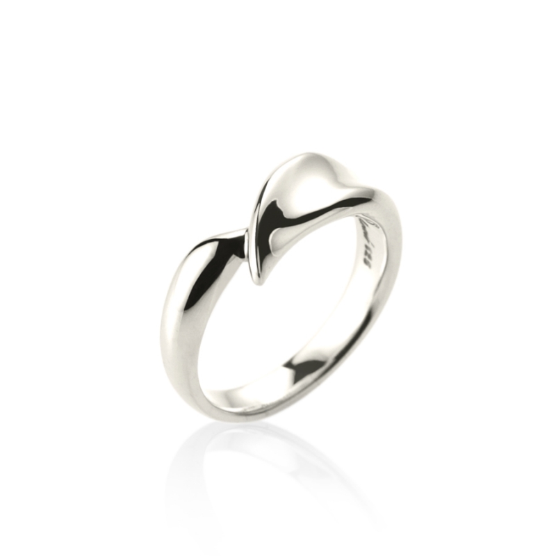 Willow leaf ring (M) Sterling silver