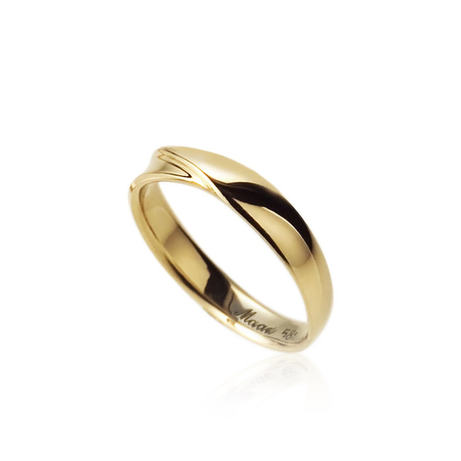 Infinity I ring (M) 14k gold