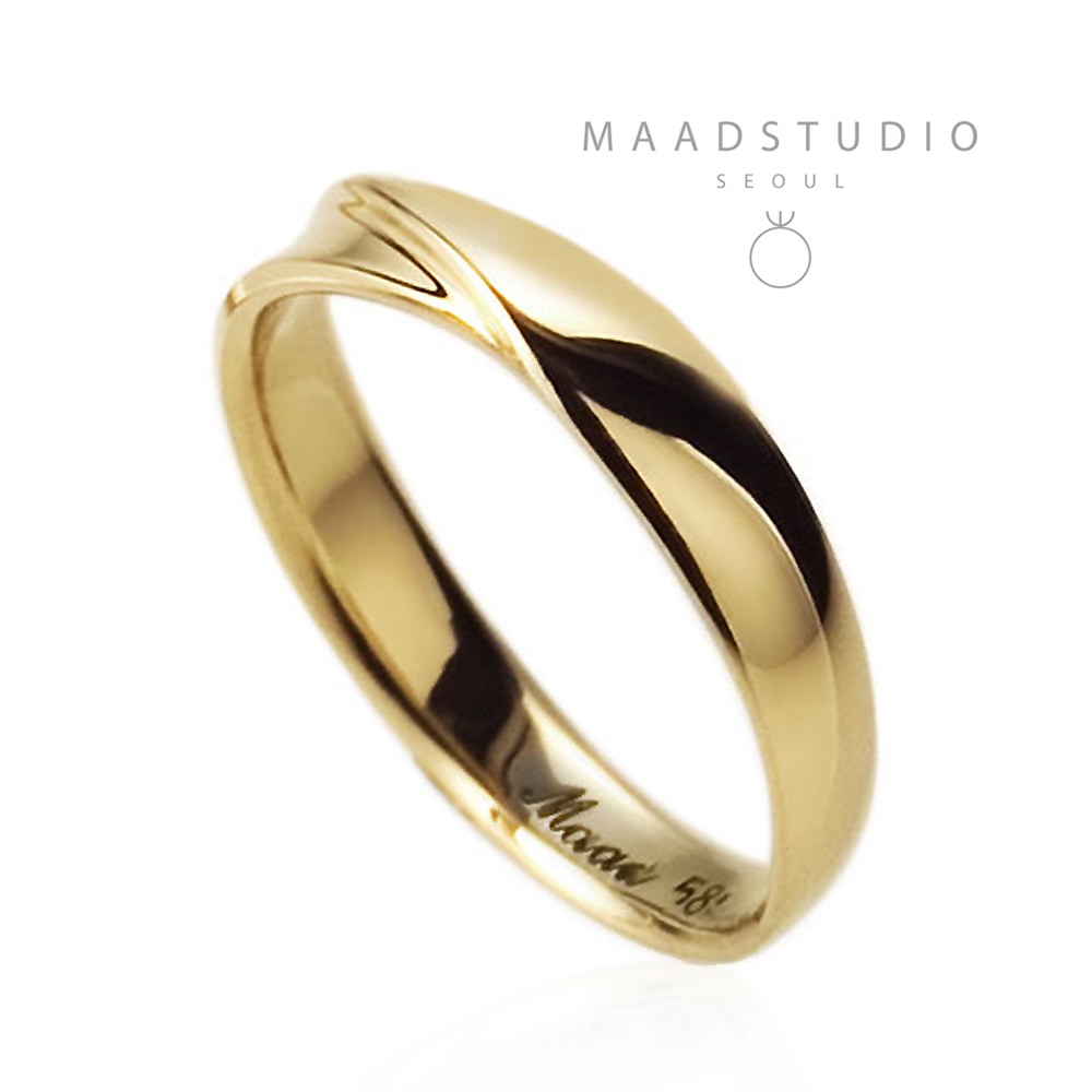 Infinity I ring (M) 14k gold