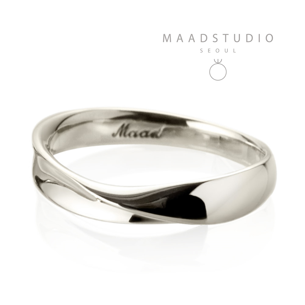 Infinity I ring (M) Sterling silver