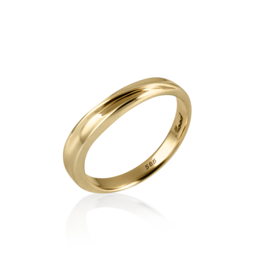 Infinity II ring (M) 14k gold