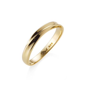 Infinity II ring (SS) 14k gold