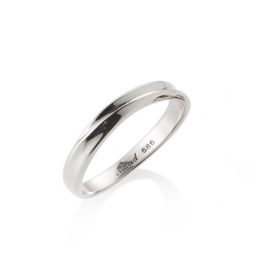 Infinity II ring (SS) 14k White gold