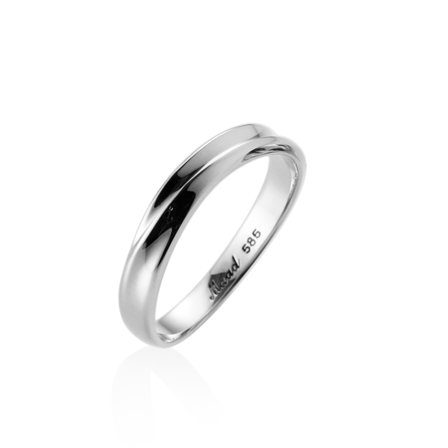 Infinity II ring (S) 14k White gold