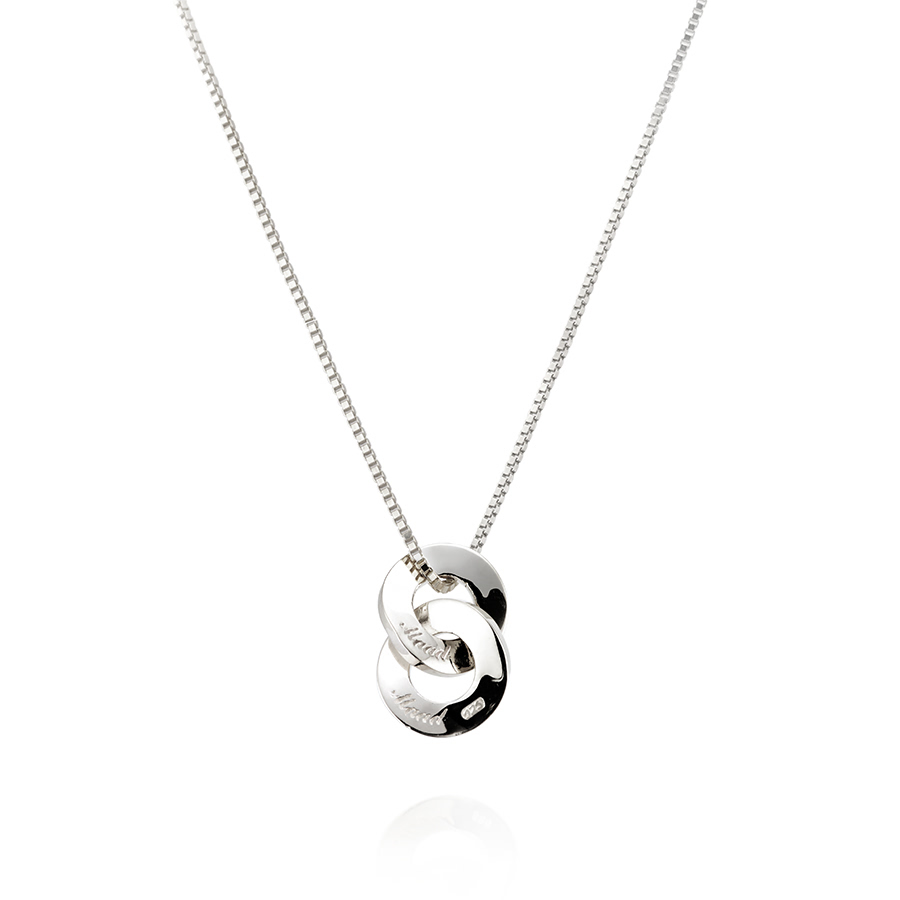 연 더블 목걸이 (소) Silver_925