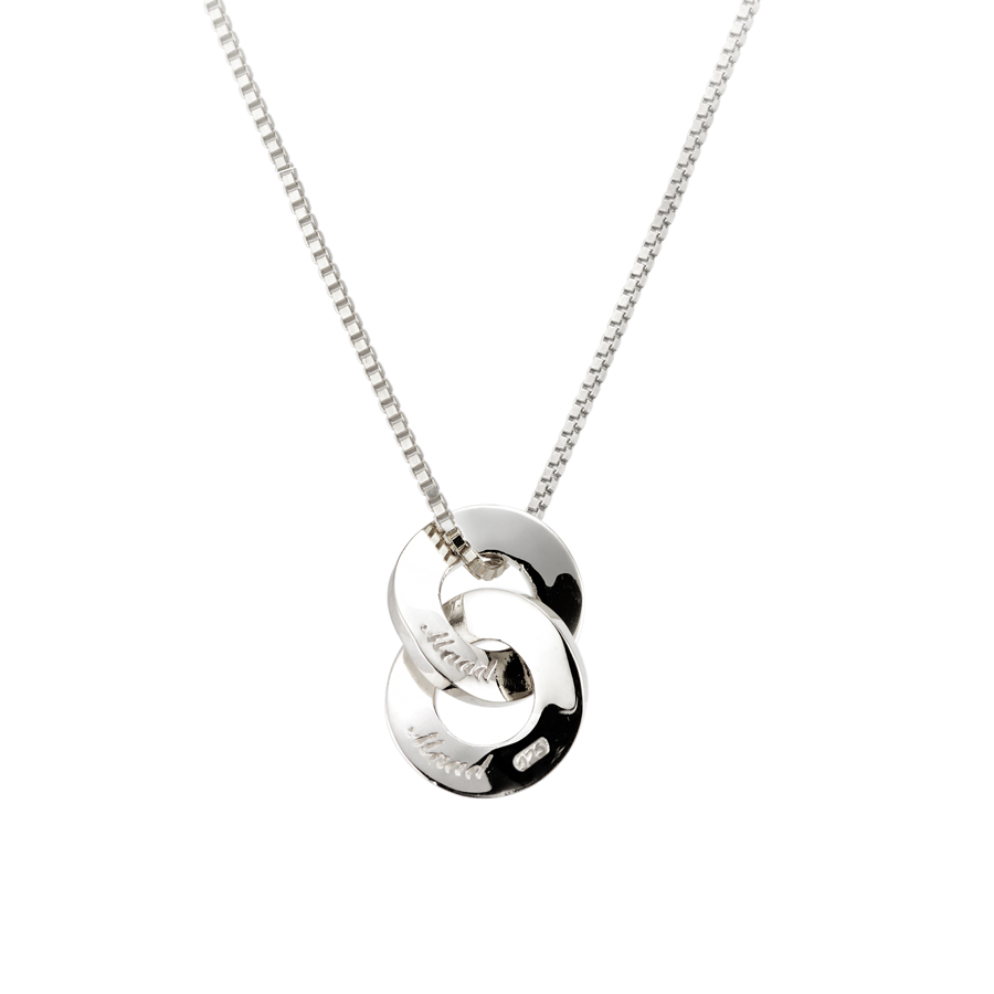 Yeon III double pendant (S) Sterling silver