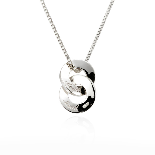 연 더블 목걸이 (소) Silver_925