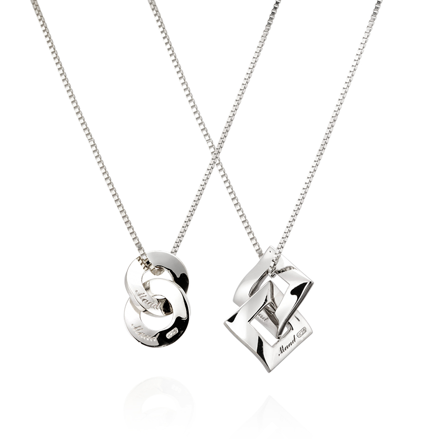 Kyul & Yeon III double couple pendant Set (M&S) Sterling silver