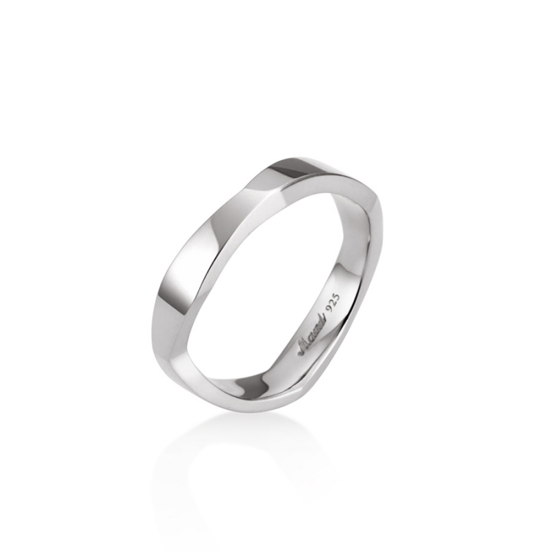 Bough ring (M) Sterling silver