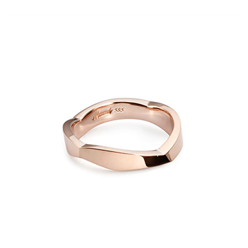 Bough ring (M) 14k Red gold