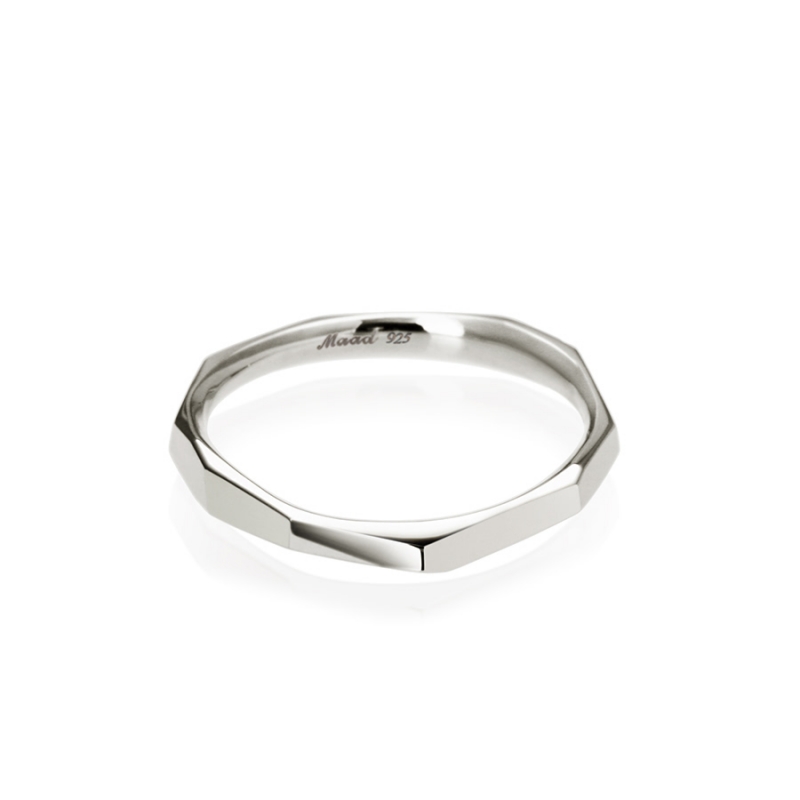 Twig ring (S) Sterling silver