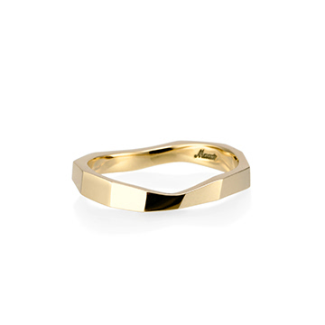 Twig ring (M) 14k gold