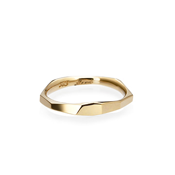 Twig ring (S) 14k gold