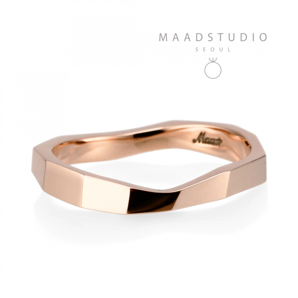 Twig ring (M) 14k Red gold