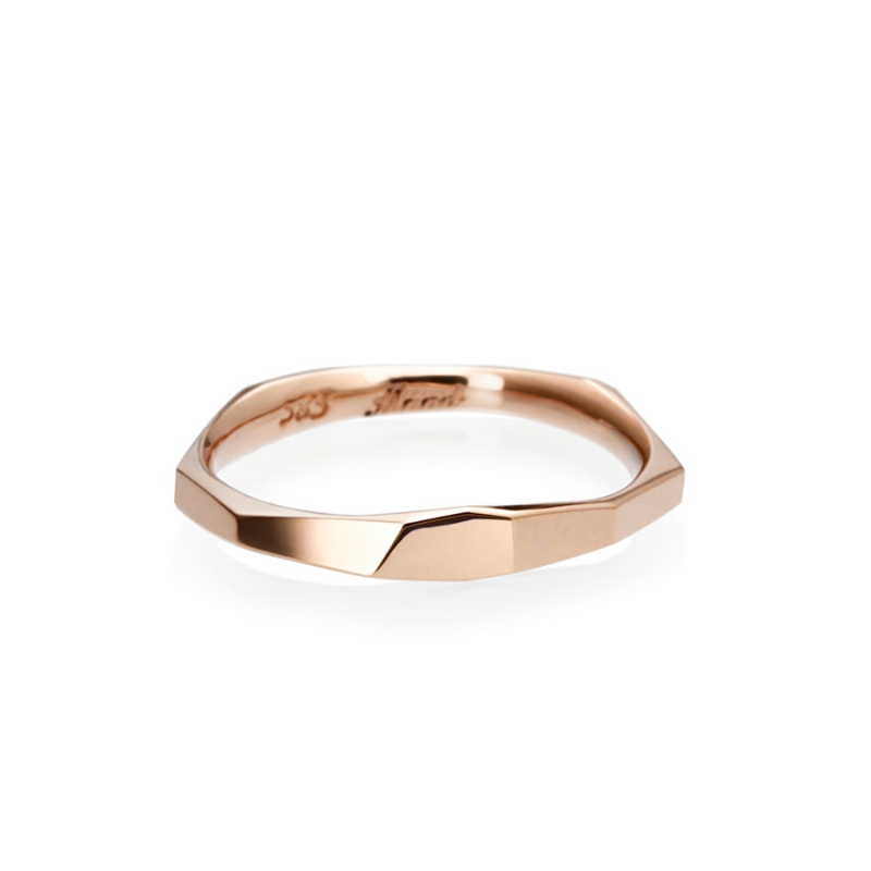 Twig ring (S) 14k Red gold