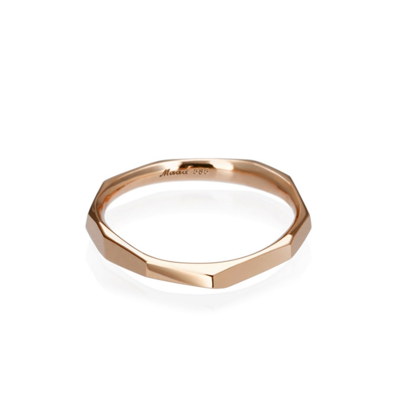 Twig ring (S) 14k Red gold