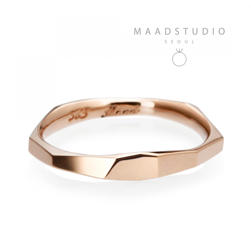 Twig ring (S) 14k Red gold