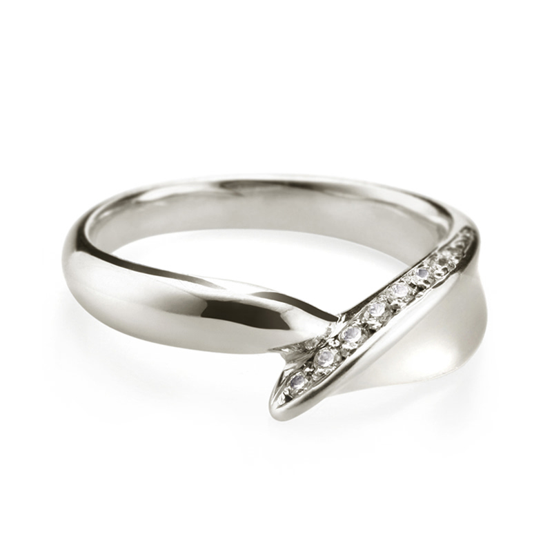 잎 반지 (소) Silver_925 CZ