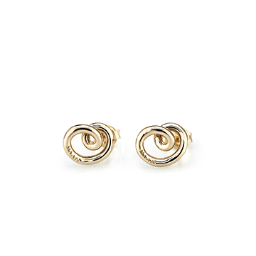 Love heart earring (S) 14k gold