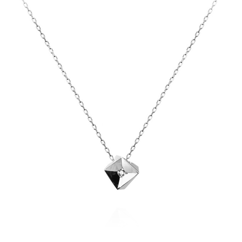 Crystalloid III pendant (S) 14k gold Diamond
