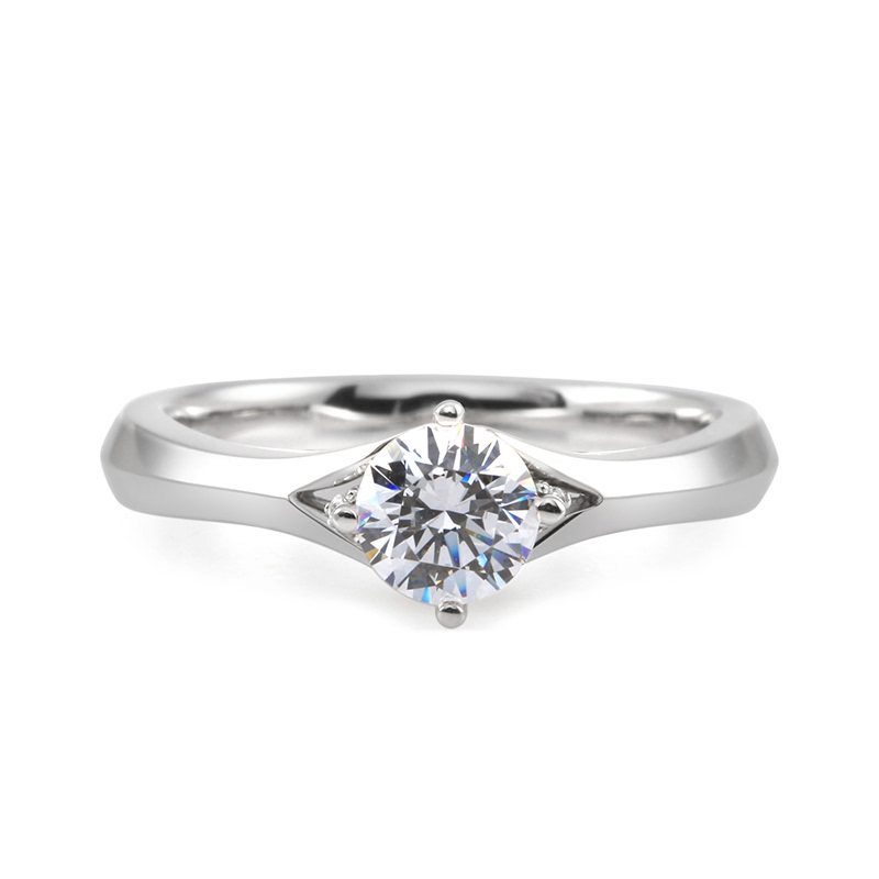 데메테르 반지 14k 화이트골드 0.5ct