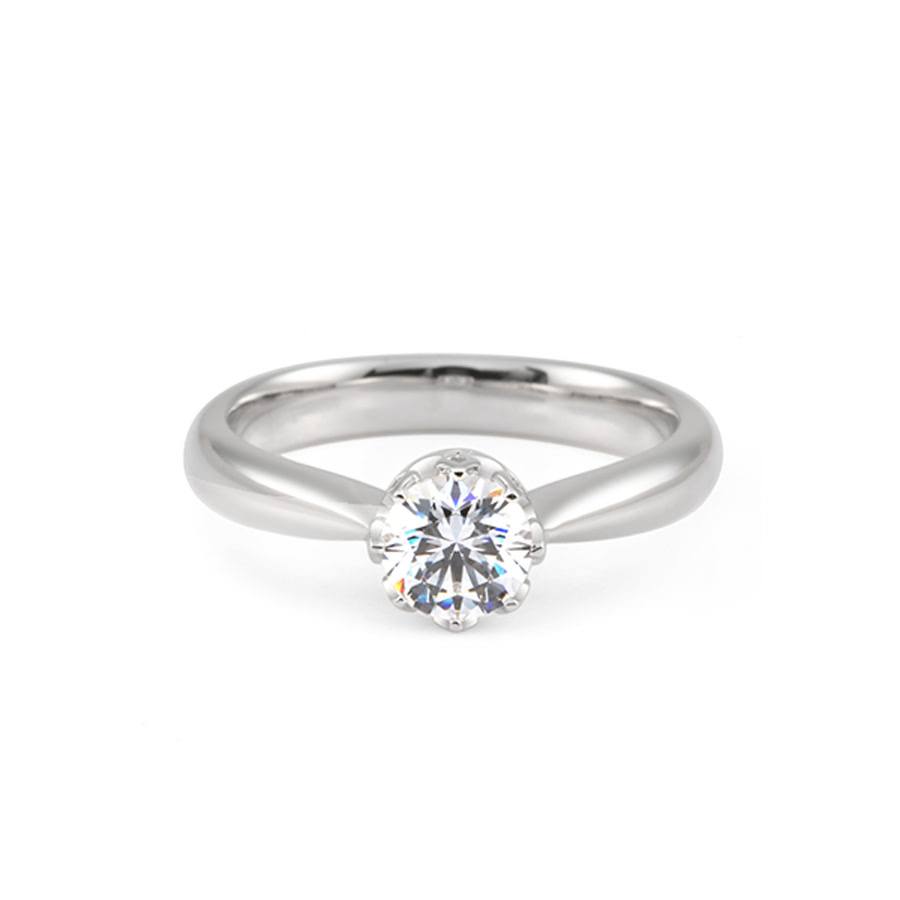 Frigg ring 14k White gold CZ 0.5ct