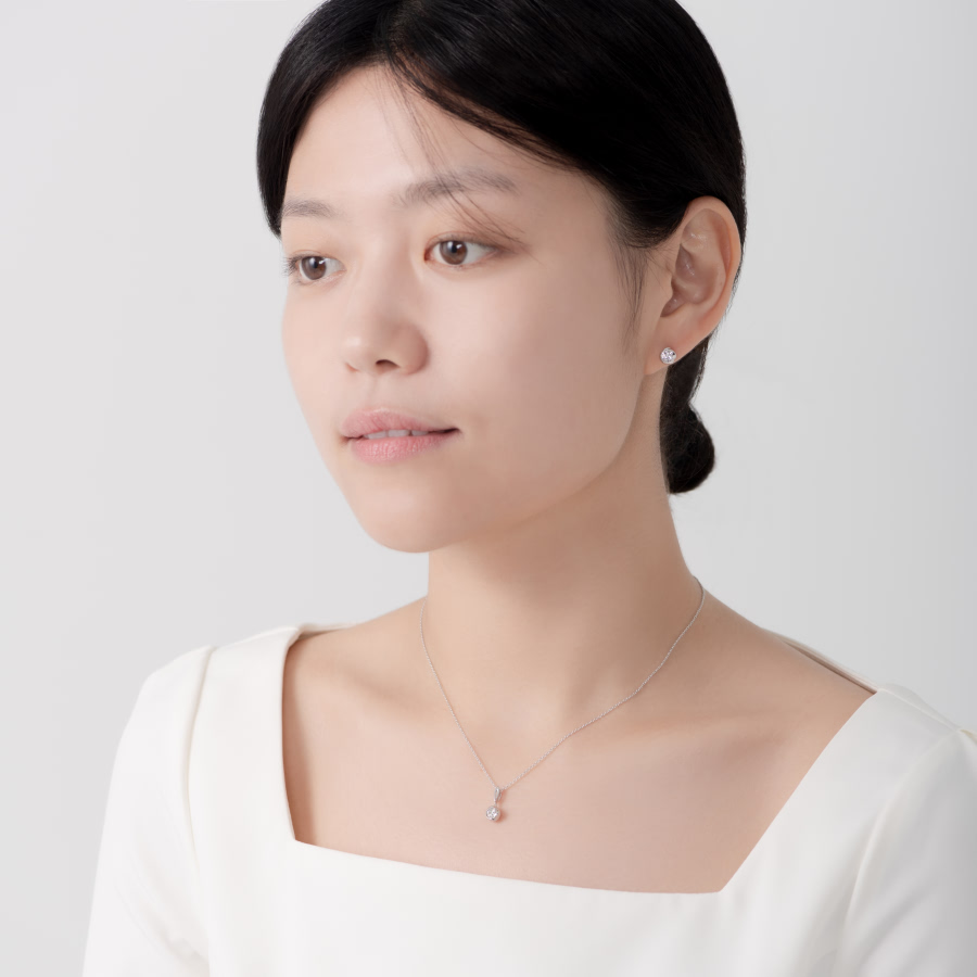 프리지아 Set 14k 화이트골드 0.3ct