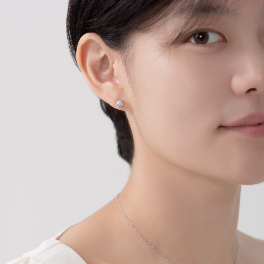 필리아II Set 14k 화이트골드 0.3ct & 0.25ct