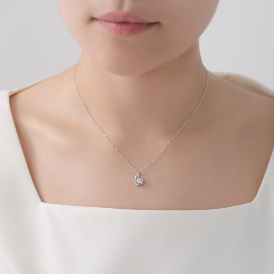 필리아II Set 14k 화이트골드 0.3ct & 0.25ct