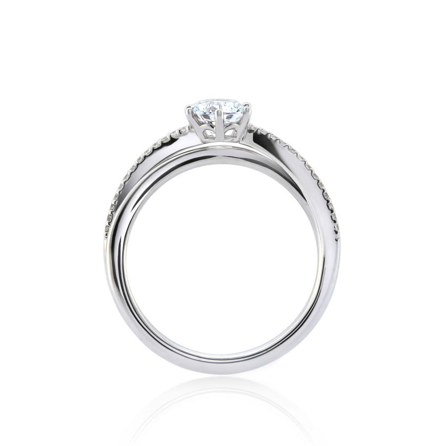 플뢰브 반지 14k 화이트골드 0.5ct