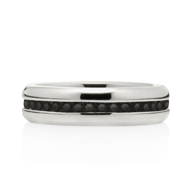 오벌프린세스링 Silver_925 black CZ