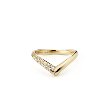 Love heart II ring (M) 14k gold