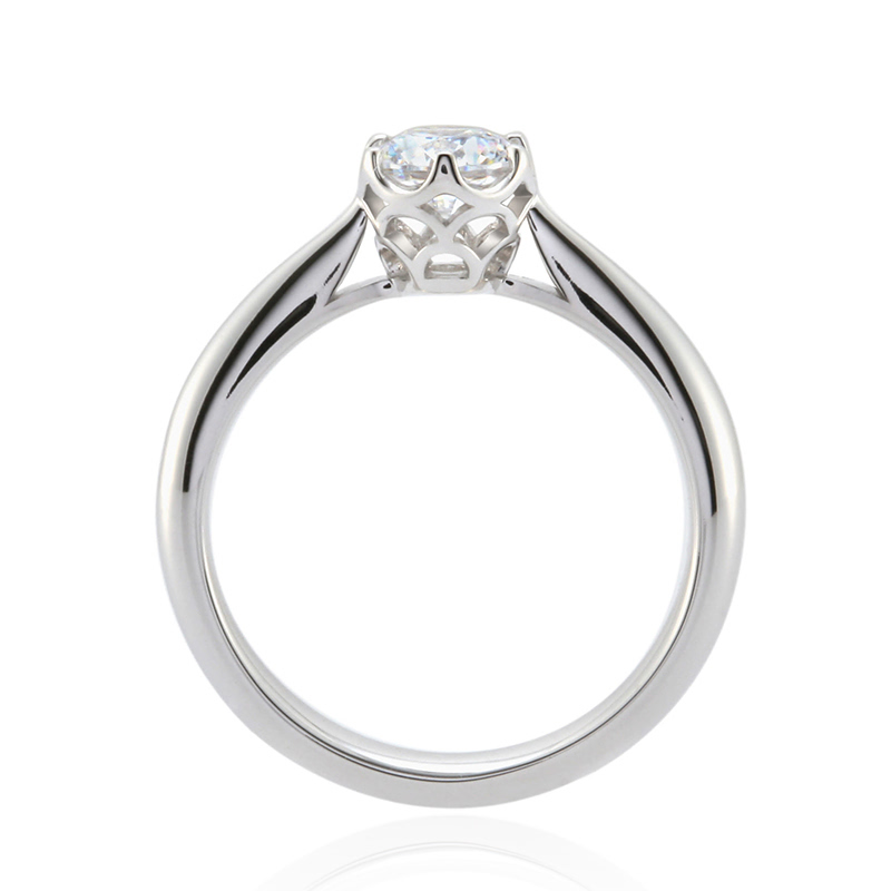 프리제 반지 14k 화이트골드 0.5ct